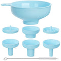 Smart Home Pisol Wide Mouth Versatile Funnel, Canning Funnels Set