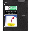 Modern Five Star 2-Pocket Folder, Plastic Folder with Stay-Put Tabs, Kit